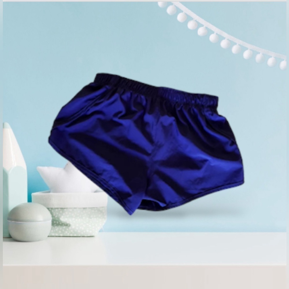 New Balance Women's Pull On Athletic Lined Shorts Adjustable Waist Navy Blue XS